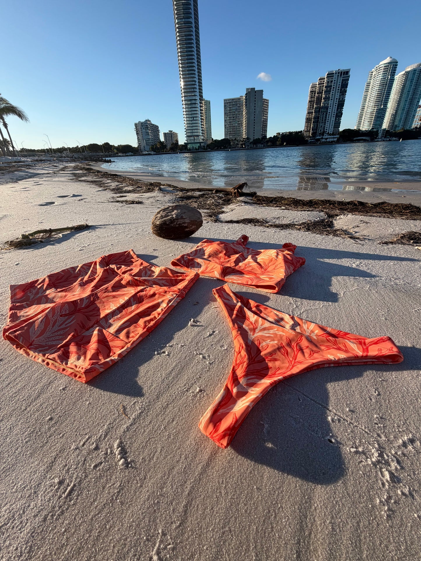 Coral Current Cheeky Bikini Bottom